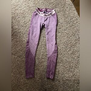 Gymshark Leggings in Medium Burgundy